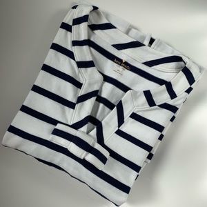 Kate Spade Navy Striped Long Sleeve Shirt